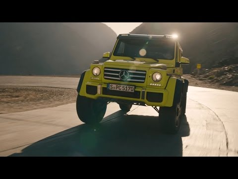 مرسيدس g500 4x4² تكشف عن قدراتها الهائلة