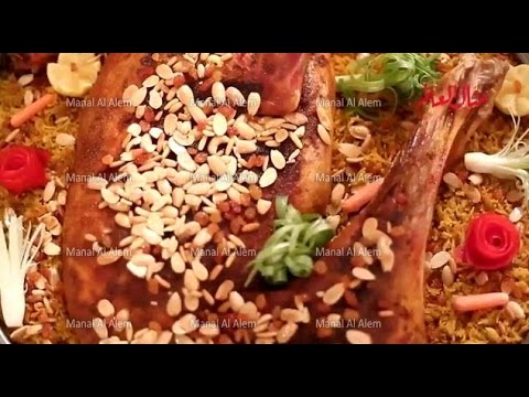 بالفيديو إعداد خروف محشي مع الأرز البخاري