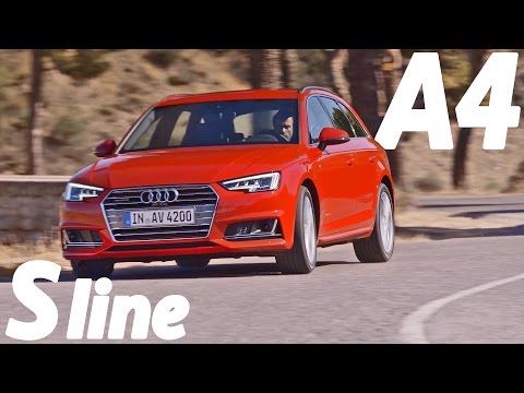 فيديو مزايا السيارة الجديدة 2016 audi a4 avant s line