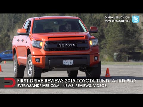 شاهد اختبار قيادة الشاحنة toyota tundra