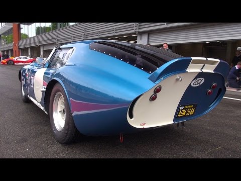 فيديو سيارة السباق الفريدة shelby daytona cobra coupe