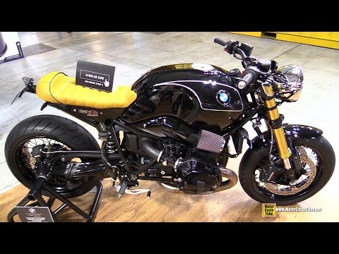 فيديو الدراجة النارية ذات التصميم الرائع bmw r ninet m t1