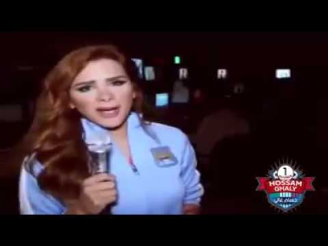 قبلة مفاجئة لـ”شيماء صابر” على الهواء