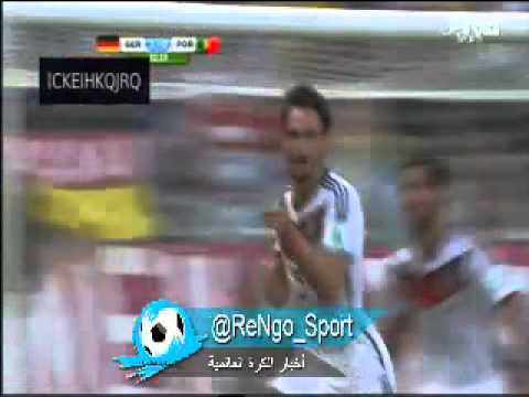 الهدف الثاني للفريق الألماني في مرمى البرتغال