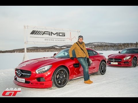 شاهد دريفت مع أكاديمية amg على الثلج