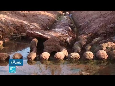 شاهد نظام الري القديم لتوزيع المياه في الجزائر  الفقارة